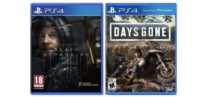 Rakuten: Jeux Death Stranding + Days Gone sur PS4 à 39,99€
