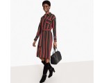 La Redoute: La robe chemise fluide rayée ceinture à nouer à 12.96€