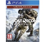 Amazon: Jeu Ghost Recon: Breakpoint - Limited Edition avec contenu exclusif Amazon sur PS4 à 19,99€