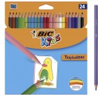 Amazon: 24 crayons de Couleur BIC Kids Tropicolors à 2,99€