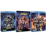 Fnac: DVD & Blu-ray Marvel : 2 achetés = le 3ème Offert