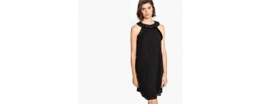 La Redoute: La robe droite sans manches unie détails volants à 8.81€ 