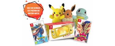 Candia: 3 consoles Nintendo Switch Lite + 10 jeux Pokémon + 128 peluches et 144 lots de cartes à gagner