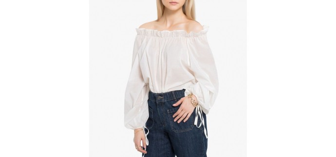 La Redoute: La blouse ample col bateau manches 3/4 à 14€