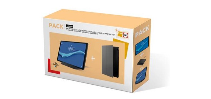 Darty: Tablette tactile Lenovo Tab M10 Plus 16 Go + station d'accueil à 199,99€