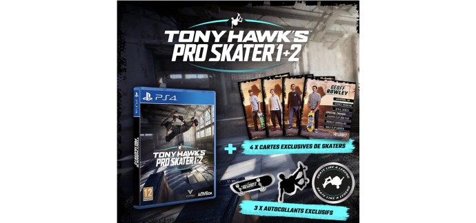 Amazon: Tony Hawk's Pro Skater 1+2 - Edition Exclusive Amazon sur PS4 à 38,99€