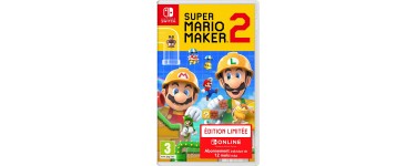 Cdiscount: Jeu  Super Mario Maker 2 Edition Limitée sur Nintendo Switch à 41,30€
