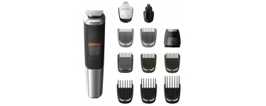 Amazon: Tondeuse Multi-styles cheveux, barbe et corps Philips MG5740/15 Series 5000 12-en-1 à 32,99€