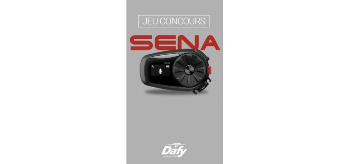 Dafy Moto: 5 Intercoms moto Sena 5S Solo à gagner