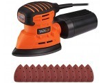 Amazon: Ponceuse vibrante 130W TACKLIFE + 12pcs Disque de Ponçage à 21,83€