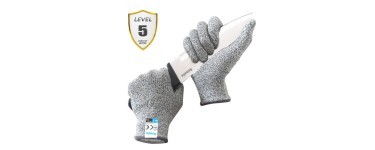 Amazon: Gants de Travail pour Cuisine anti-coupure RENALIN à 8,49€