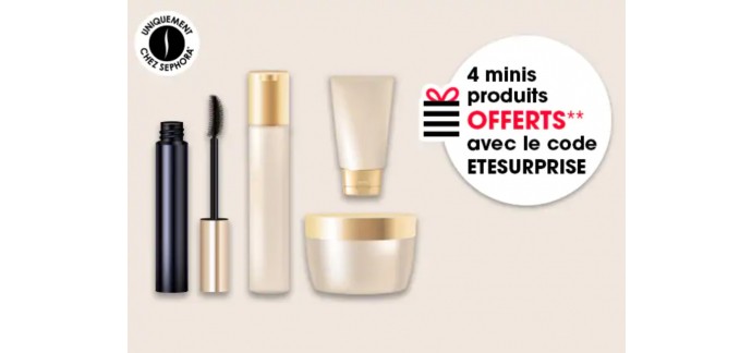 Sephora: Une box surprise avec 4 minis produits offerts dès 60€ d'achat