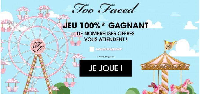 Sephora: 5 x 12 produits de maquillage Too Faced Cosmetics à gagner