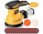 Amazon: Ponceuse excentrique Ginour 6 vitesses à 25,26€