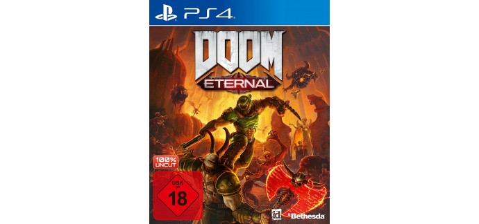 Amazon: Doom Eternal PS4/Xbox/PC à 19,99€ au lieu de 44,99€