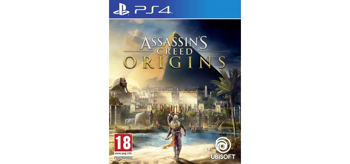 Amazon: Jeu Assassin's Creed Origins sur PS4 à 9,99€ 