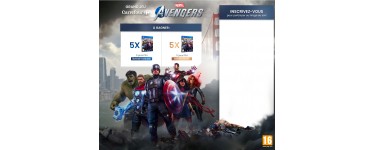 Carrefour: 10 jeux video PS4 "Avengers" à gagner