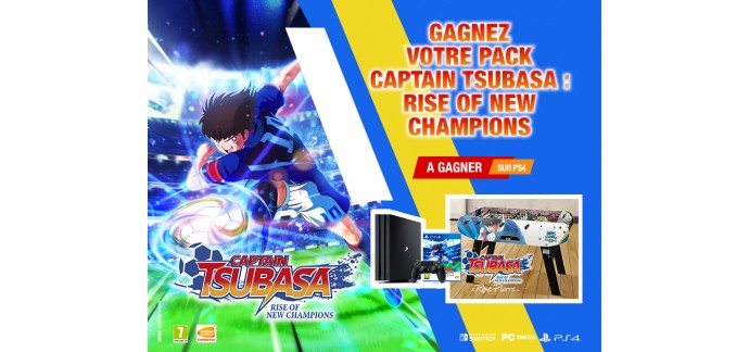 BFMTV: 1 babyfoot, 3 PS4 Pro et 17 jeux vidéo PS4 "Captain Tsubasa : Rise of New Champions" à gagner