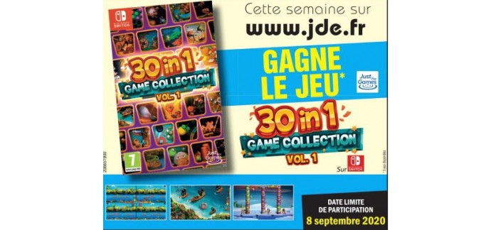 JDE: 5 jeux vidéo Switch "30 in 1 Game Collection vol. 1" à gagner