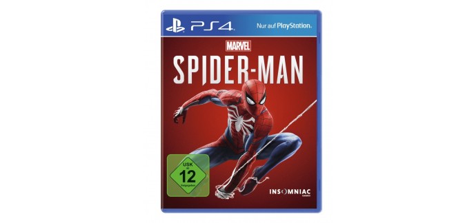 Amazon: Marvel's Spider-man sur PS4 à 15,10€ au lieu de 19,99€