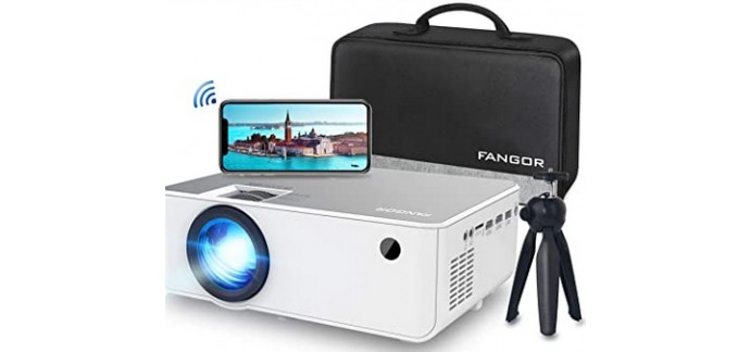 Amazon: Mini videoprojecteur FHD 1080P FANGOR à 127,49€