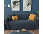 Rakuten: Jete de canape tisse en coton, couleur bleu -32,77€ au lieu de 59,57€