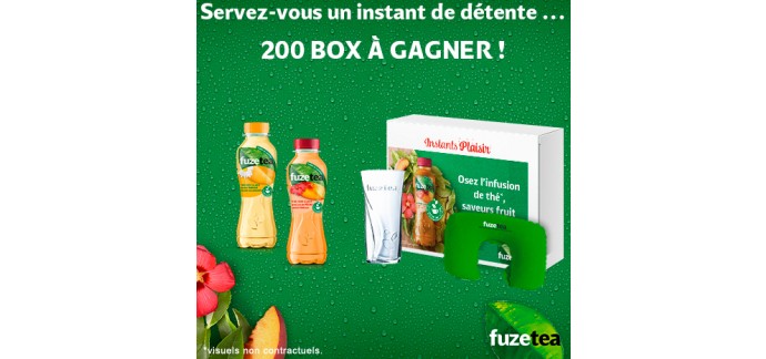 Instants Plaisir: 200 box de dégustation "Fuze Tea" à gagner