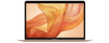 Amazon: Apple MacBook Air 13" Intel Core i3 bicœur 10e gen. à 1,1 GHz, 8 Go RAM, SSD 256 Go à 1049€