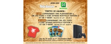 Télé Loisirs: Console de jeux PS 4 avec le jeu vidéo "Fort Boyard Nouvelle Edition" et un t-shirt à gagner