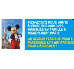 PicWicToys: 1 séjour de 2 jours pour 4 personnes à Disneyland Paris à gagner