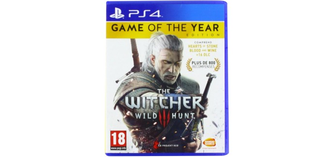 Amazon: The Witcher 3 Wild Hunt - Game of the Year Edition (PS4) à 27,69€