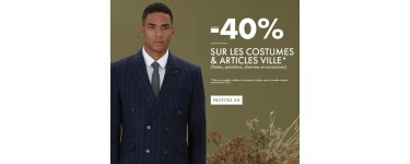 IZAC: Jusqu'à -40% sur les costumes et articles ville