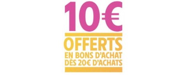 Intermarché: 10€ offerts en bons d'achats dès 20€ d'achat