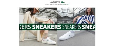 Plutosport: 1 x 4 paires de sneakers Lacoste à gagner