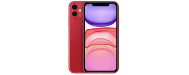 Rue du Commerce: Apple iPhone 11 Rouge 128 Go MWM32ZD/A à 759€