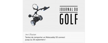 L'Équipe: Un chariot de golf Motocaddy à gagner