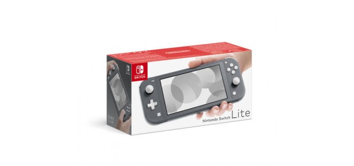 Rakuten: Nintendo Switch Lite Grise à 179,99€ au lieu de 219,99€