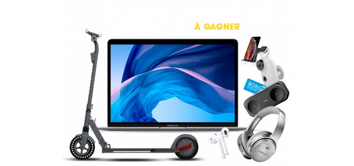 MacWay: 1 MacBook Air, 1 trottinette électrique Force Moov et 1 casque audio Bose à gagner