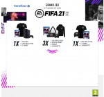 Carrefour: 1 lot comportant 1 console de jeux PS4 Pro + 1 jeu "FIFA 21" + 1 t-shirt à gagner