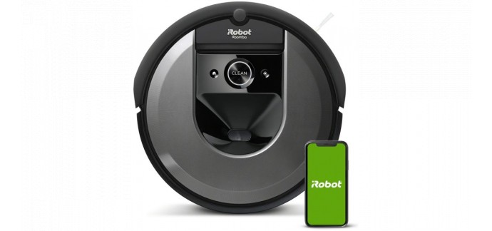 Darty: Aspirateur robot Irobot ROOMBA i7 i7158 à 369,99€