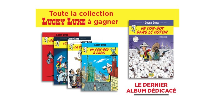 Citizenkid: 1 collection complète des albums de Lucky Luke soit 81 albums à gagner