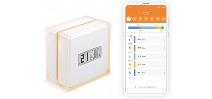 Boulanger: Thermostat connecté Netatmo à 119,99€