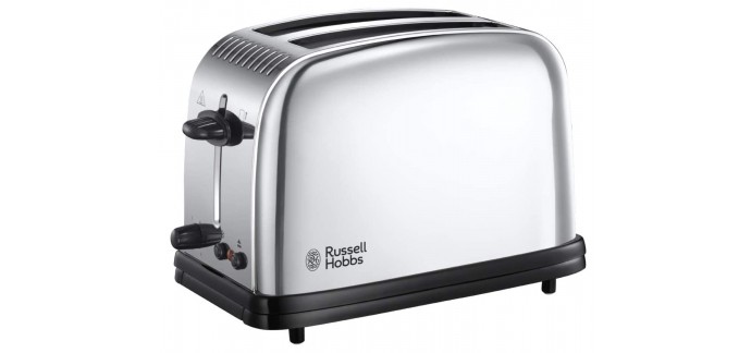Amazon: Toaster Grille-Pain Russell Hobbs 23311-56 Victory Cuisson Rapide et Uniforme à 26,99€