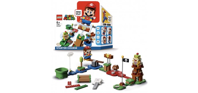 Amazon: Pack de démarrage Lego Mario - Les Aventures de Mario 71360 à 31,43€