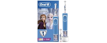 Amazon: Brosse à dents électrique rechargeable Oral B La Reine de Neiges à 8,49€ (dont 5€ via ODR)