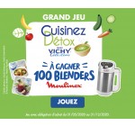 Vichy Celestins: 100 blenders Easy Soup de Moulinex à gagner