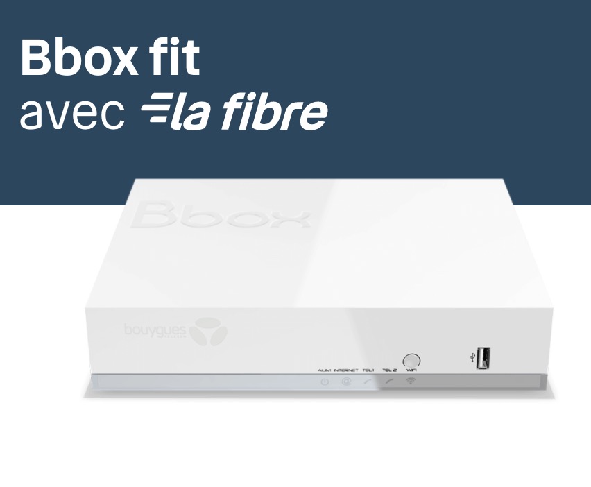 Abonnement Bbox Fit Internet Par La Fibre + Téléphonie à 14,99€ Par ...