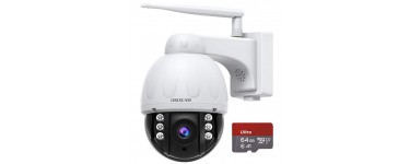 Amazon: Caméra de surveillance sans fil ORISCAM 360° à 74,84€