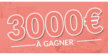 Blancheporte: 1 chèque de 3000€ ou 10 bons d'achats de 350€ à gagner