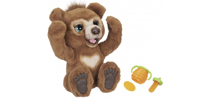 Amazon: Peluche Interactive Cubby, l'Ours Curieux FurReal Friends à 50,99€